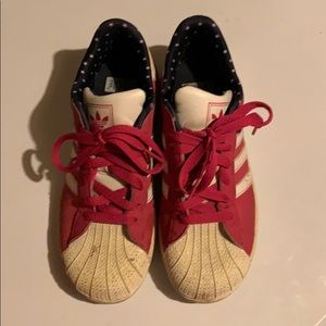 Adidas superstar in pink